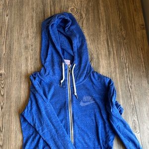 Womens Nike blue zip up